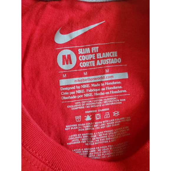 Women's Nike Red 'Go Bucks' T-Shirt, Size M - Picture 7 of 7